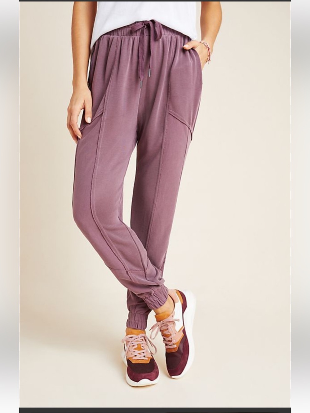 FP Movement by Free People Women's Trekking out Joggers in Dusty Purple Medium
